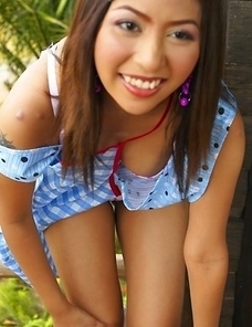 Kathryn Kaweesam is one really hard working girl. She spent almost the entire day cleaning the house, but she knows what the best prize is for her.