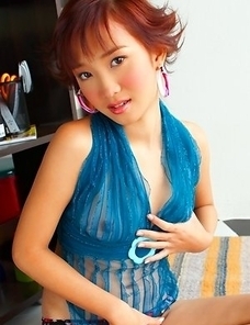 Martiny Mae was home alone and she commences feeling extremely bored. At first, she was just playing around, but then she decided to make things more