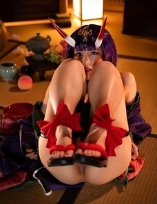 Beautiful japanese Aika Suzumiya spreading legs and showing pussy