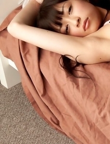 Yuuri Shiina shows ass in bikini and takes corset off