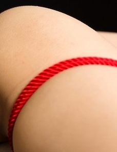 Bondage gallery featuring Natsuki Yokoyama and loads and loads of red rope