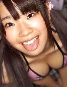 Hikari Azuma shows hot butt under skirt and naughty boobs