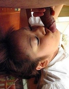 Asian maid fucks and sucks her boss