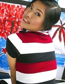 The moment you see lovely Font Monikar you will fall in love with her. She looks so sweet in her cute outfit, but even better without it.