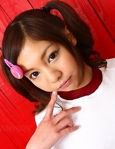 Sexy Asian teen gal Hikaru Aoyama