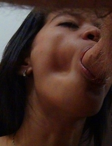 Filipina LBFM with great tits Ellah