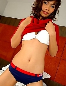 Pra slides her hands over her body