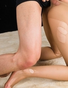 Minami Sakaida gives an unforgettable assjob while in her pink stockings