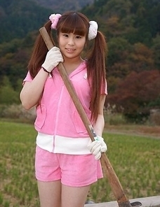 Nagisa, Hana, Maria are farmer girls ready