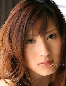 Sweet hairy snatch of Sara Tsukigami in a see-through panties