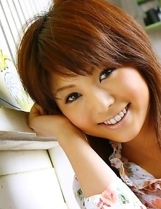 Playful and addictive look of a spicy Asian Azumi Harusaki