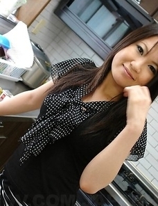 Yoshimi Inamori shows big boobs with dark