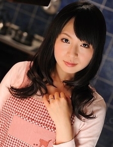 This Asian housewife Nozomi Hazuki poses in