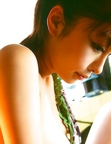 Nana Ogawa Asian has perfect curves spoiled by colorful lingerie