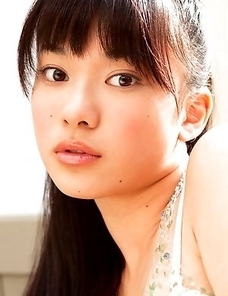 Tomoe Yamanaka Asian with sexy lips sits with nasty bum up in air