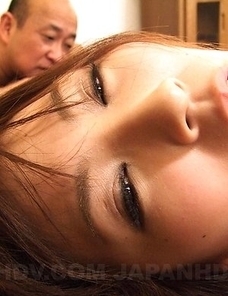 Kaede Oshiro gets cum in mouth and vagina