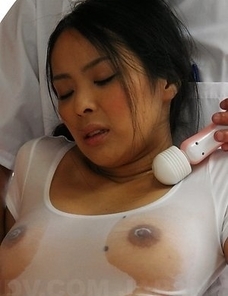 Hot Ichika Aimi with oiled behind is fucked