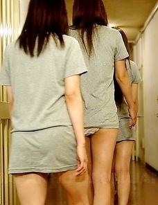 Hot gals getting their asses licked