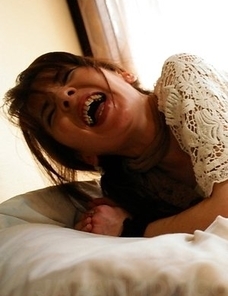 Chika Sasaki is tied and has boobs squeezed