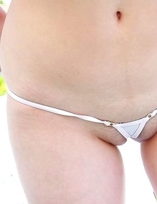 te. Besides Machiko booty looking incredible in a tiny tight white thong, she got a couple of toys in her nurse bag that need testing